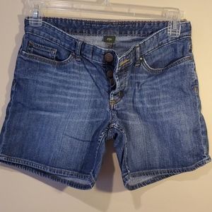 Eddie Bauer Boyfriend Jean Shorts Sz 2